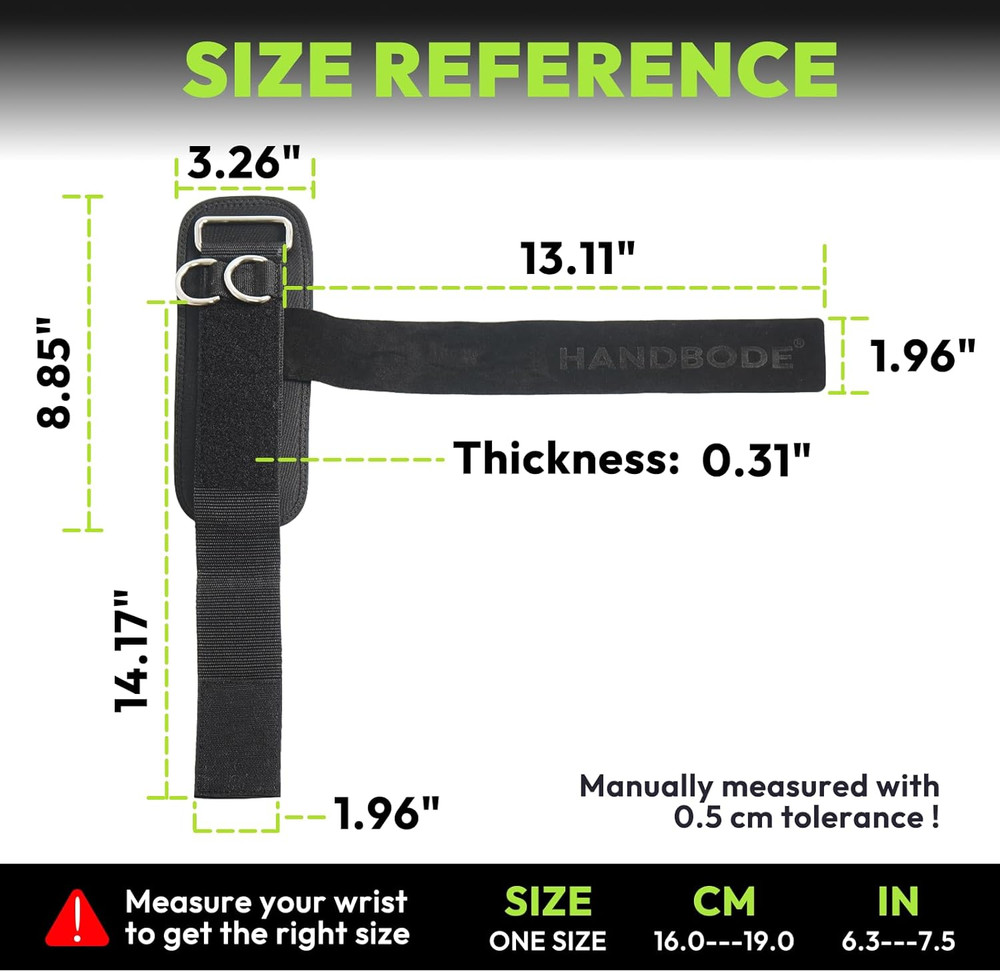 Premium Weight Lifting Straps with D Ring, Extra-Long & Thick for Enhanced Grip