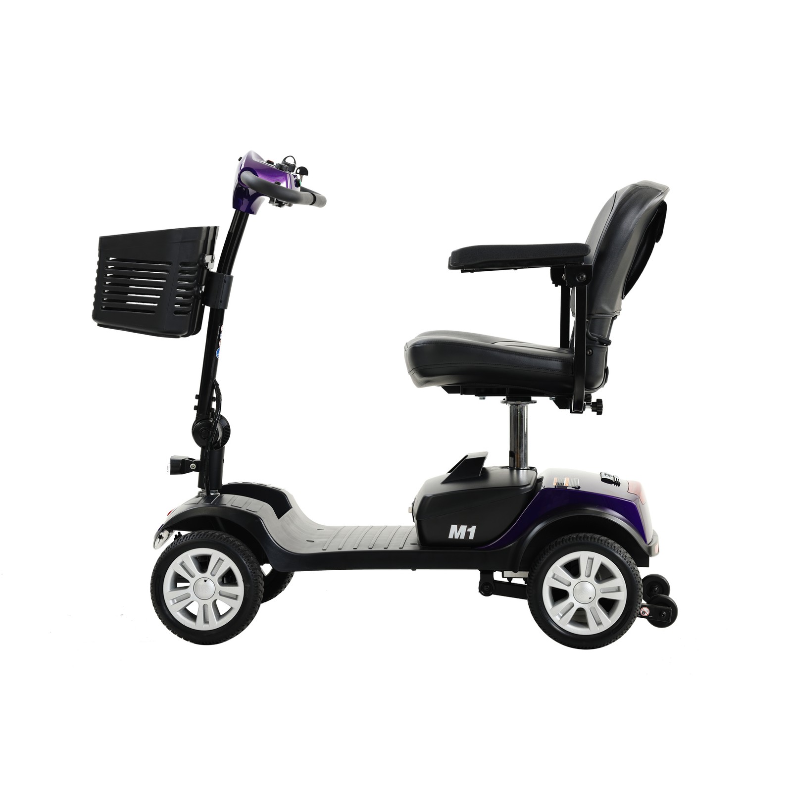 METRO 4 Wheel Travel Mobility Scooter with 300W Motor for Adult-300lbs, Purple
