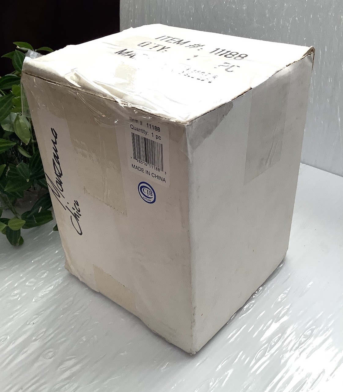 Ceramic Apple Cookie Jar Canister w Lid Red Kitchen Decor 6” New In Box