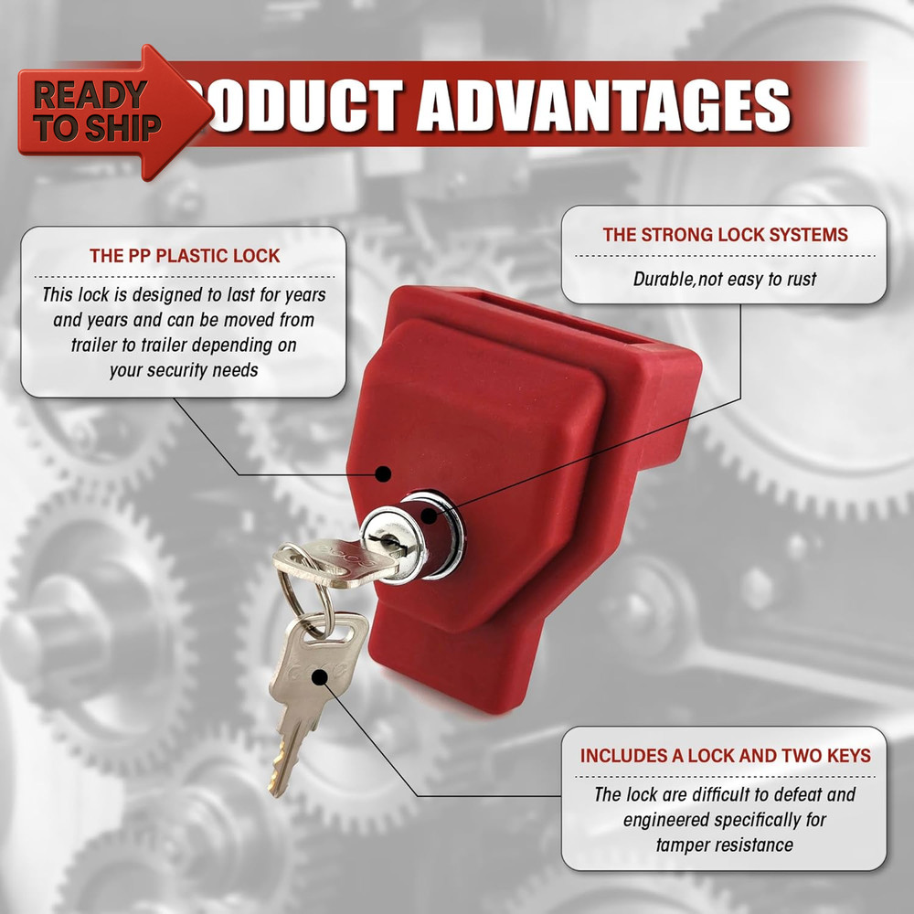 Plastic, Glad Hand Lock, 1 Pack