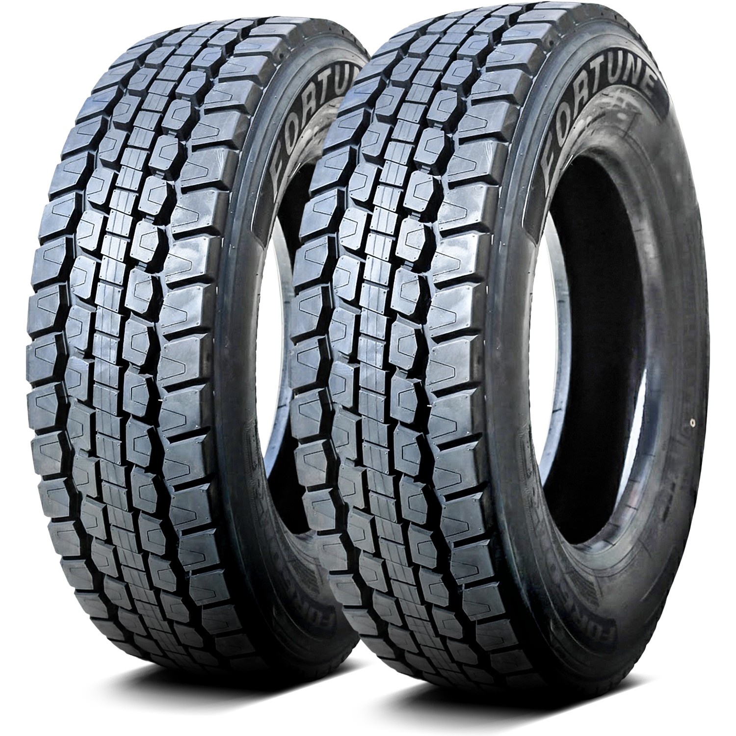 4 Tires 225/70R19.5 128/126N Load G 14 Ply Fortune FDR601 ET Drive Commercial
