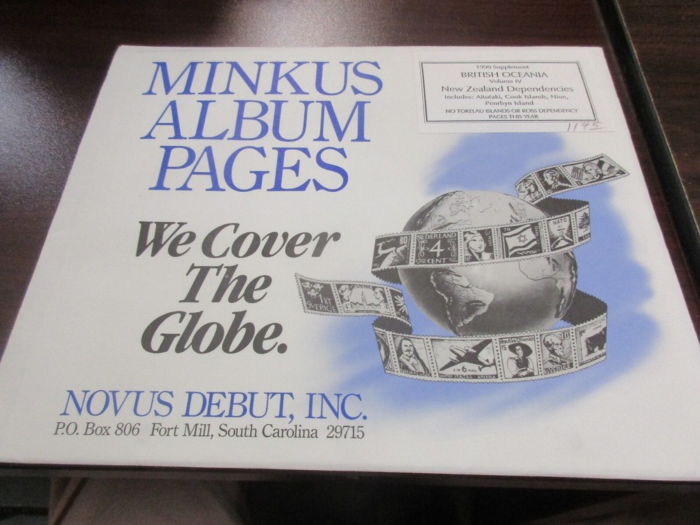 "MINKUS" 1990  SUPPLEMENT  BRITISH OCEANIA VOLUME 4   W/FREE SHIPPING!!!