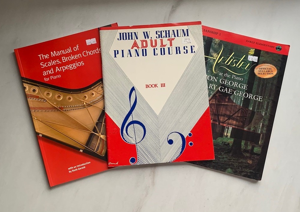 Piano ~ Sheet Music Book Trio Bundle