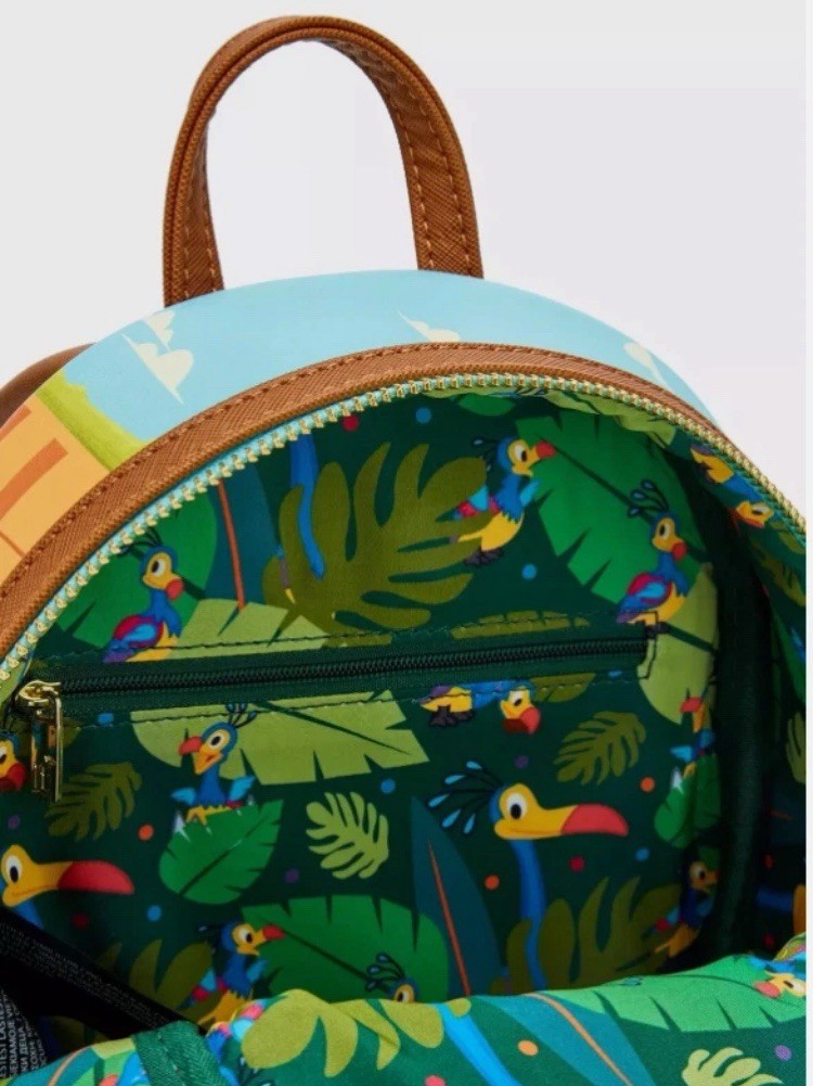 Loungefly Disney Pixar UP Kevin & Babies Mini Backpack w/ moveable wings NWT