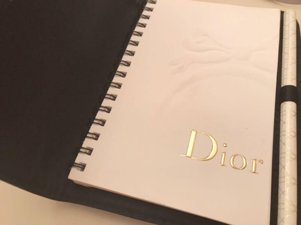Christian DIOR Notebook Black