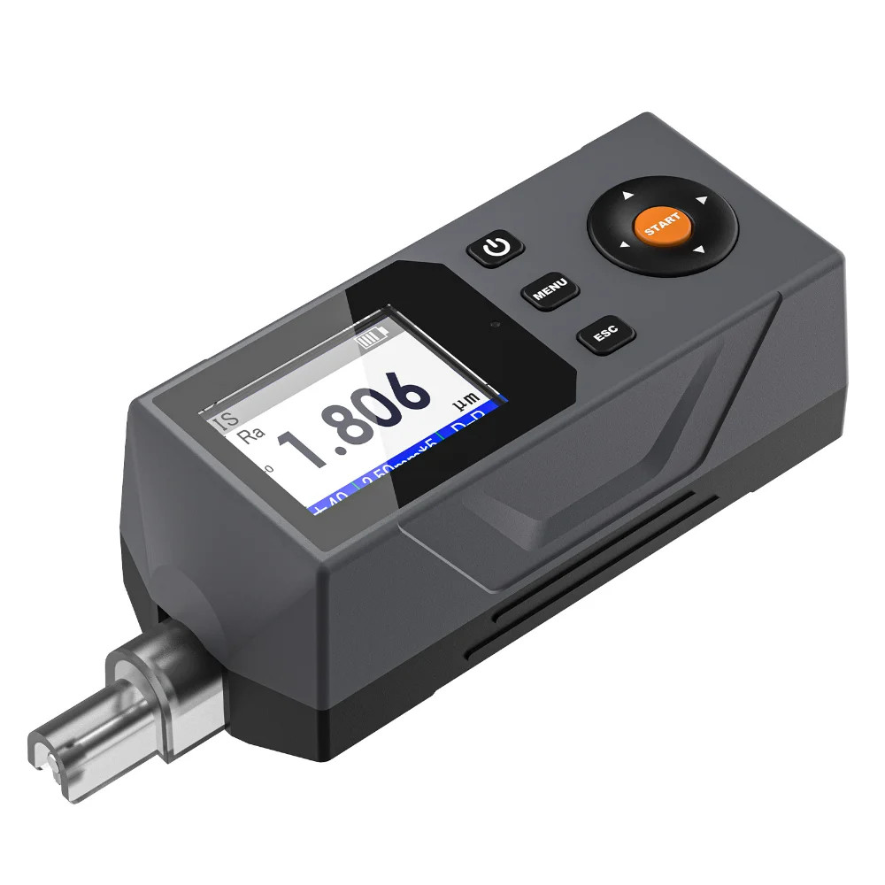 Surface Roughness Tester 0.001μm Ra Rz Rq & 12+ Parameters High Precision