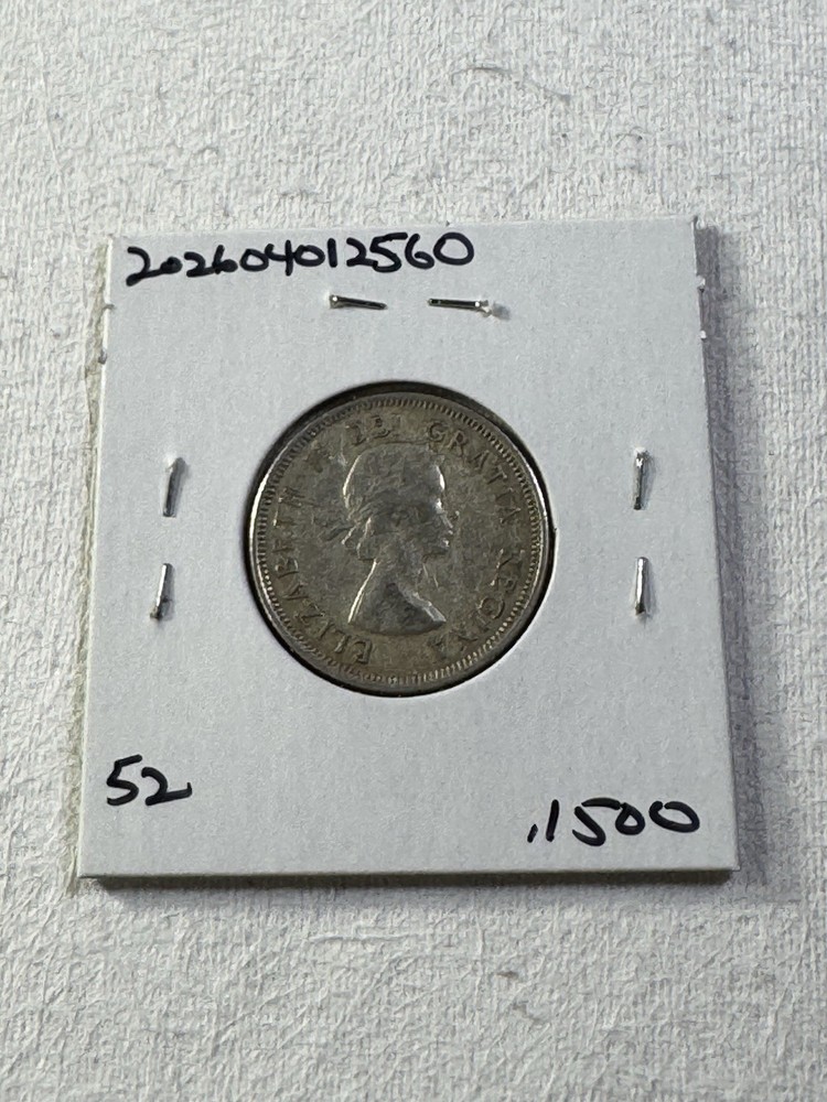 1960 Canada 25 Cents Silver Coin