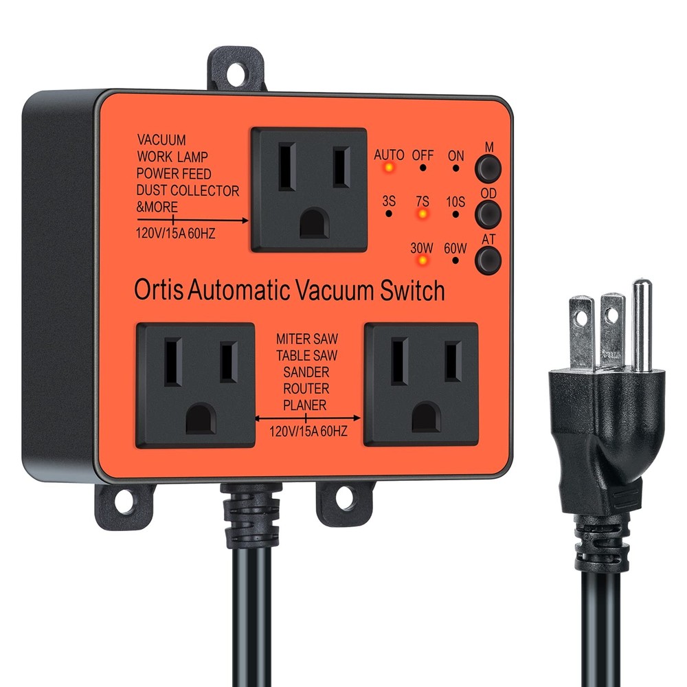 Automatic Vacuum Switch Dust Control Autoswitch For More Power Tools Delay Vacuu