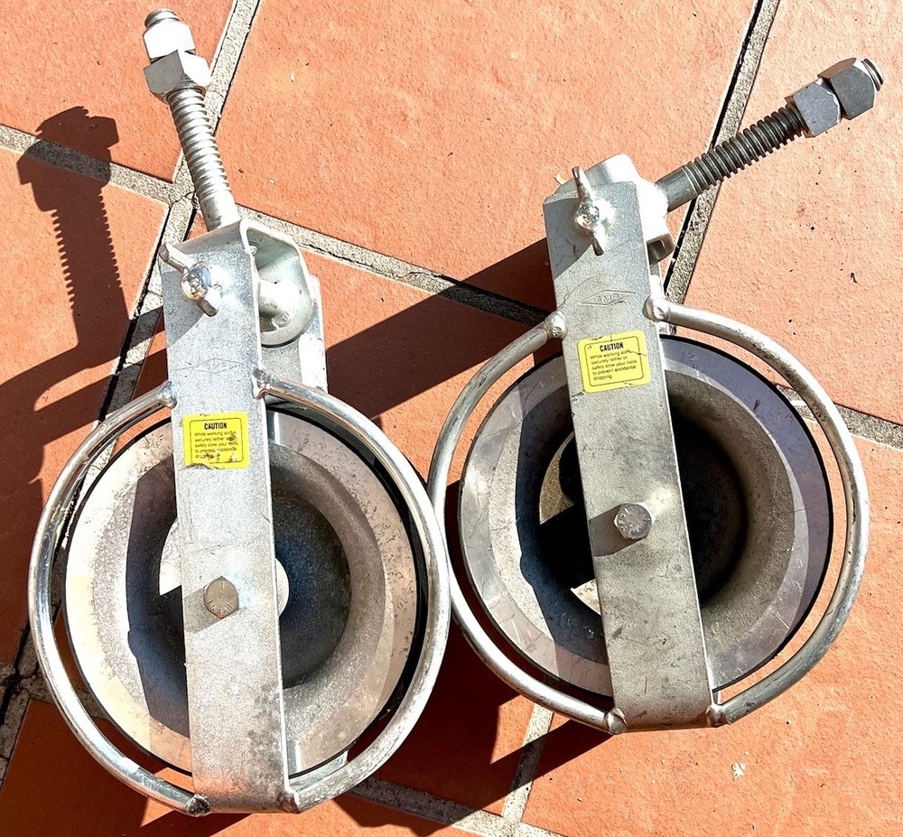 TWO (2) NEW GMP 74055 CABLE BLOCK ASSEMBLIES MODEL "E" WITH HALOS