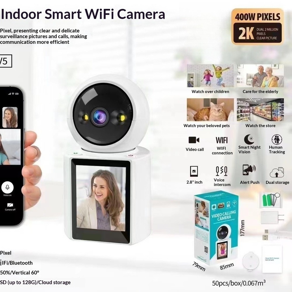 200W Two-Way Video Intercom, Security System, Door Phone, Outdoor, Waterproof