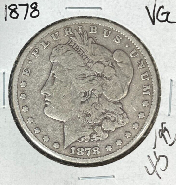 1878 MORGAN SILVER DOLLAR ~ VG ~NICE COIN~