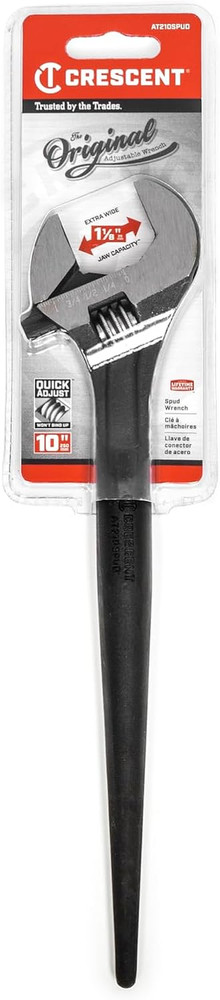 10" Adjustable Black Oxide Construction Wrench - AT210SPUD