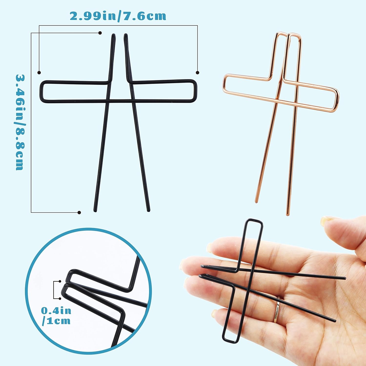 Music Book Metal Clip Pack of 4 Book Page Holder for Reading, 4 Colors Book Open