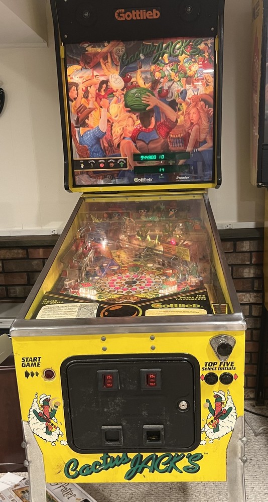 CACTUS JACK PINBALL MACHINE