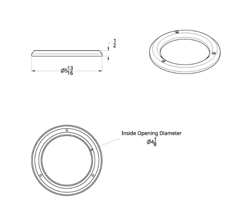 Universal Light Bezel 10484 (710-10315)