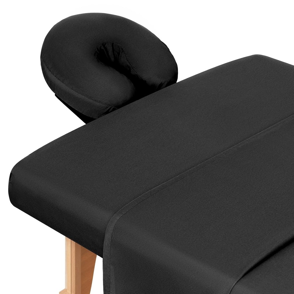 Massage Table Sheets Sets, 3 Pcs Professional Microfiber Massage Bed Cover Sh...
