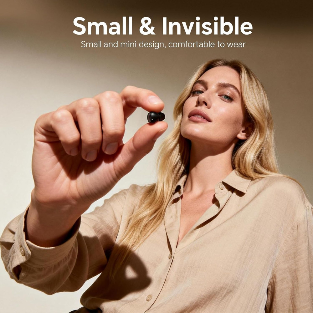 Invisible Bluetooth Earbuds Smallest Tiny Hidden Headphones for Small Ear Canals