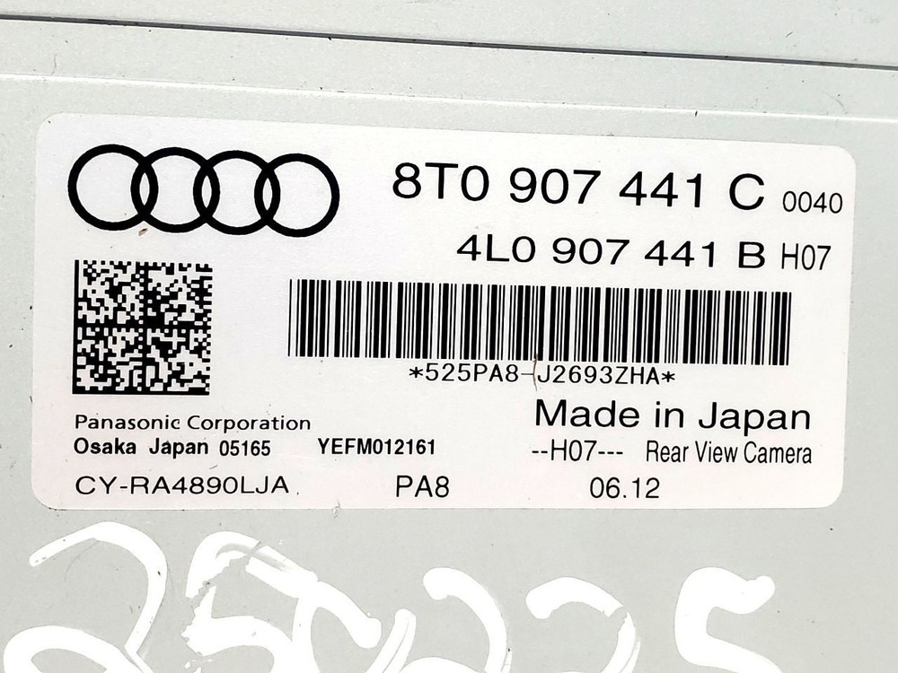 2012 2013 2014 2015 2016 Audi A4 OEM Reverse Camera 8T0907441C