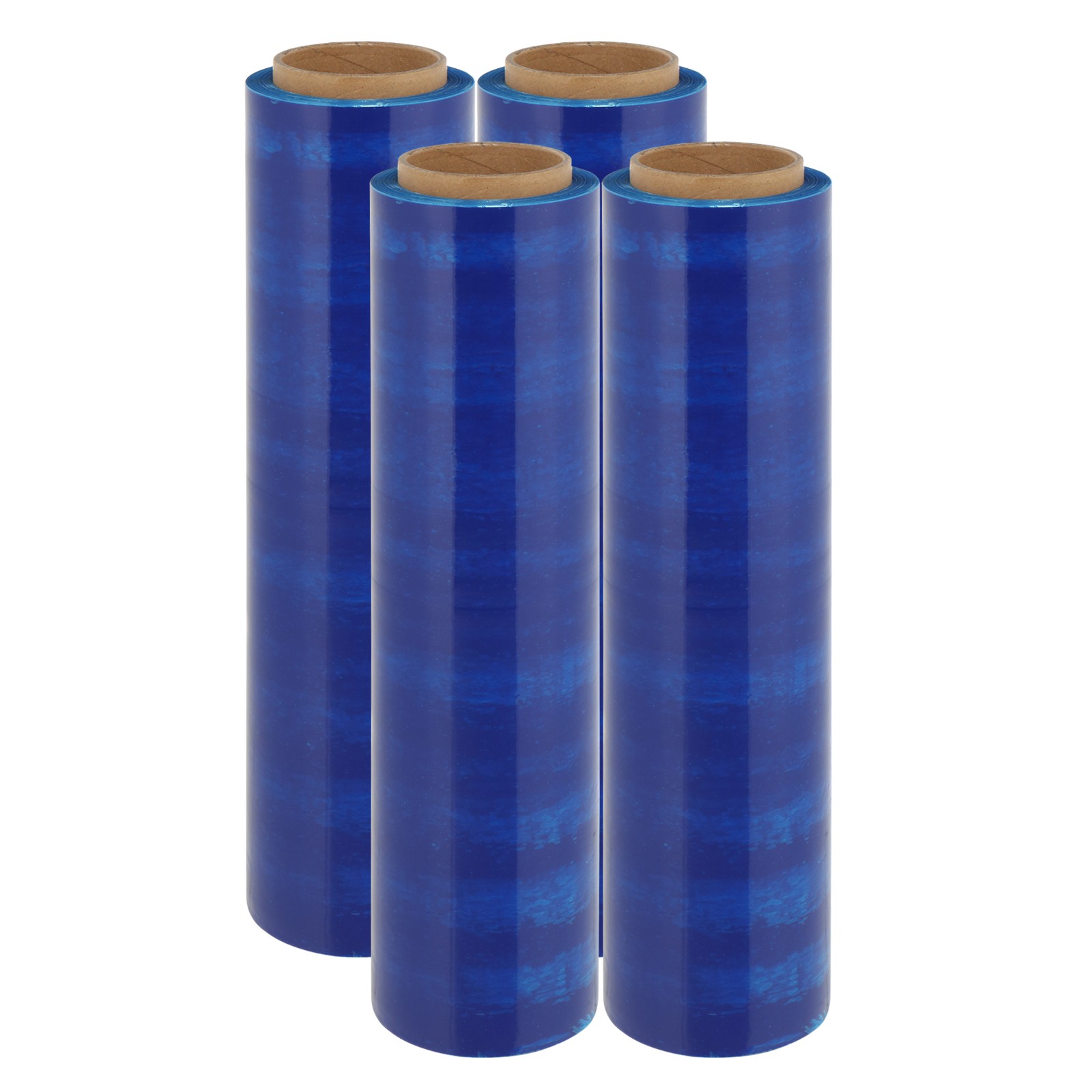 18" x 1500' 80 Gauge 4 Rolls Pallet Wrap Stretch Film Hand Shrink Wrap 3 Colors