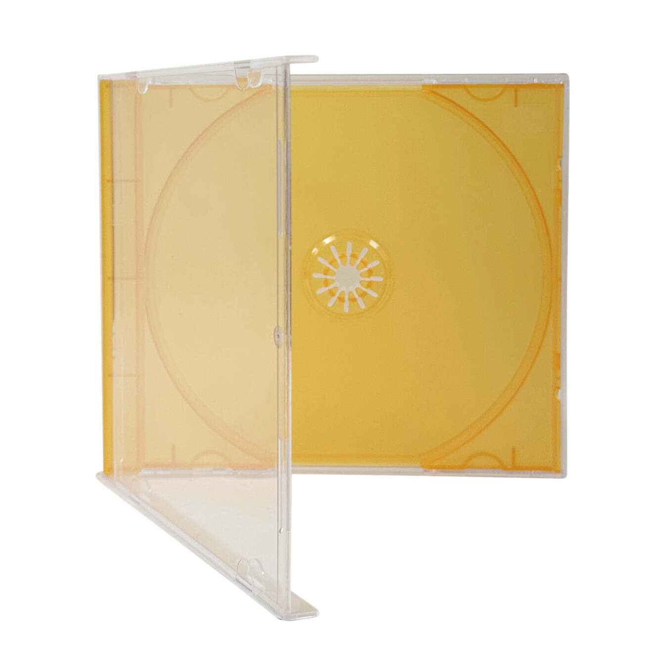 STANDARD Assorted Frosted Clear Color Tray CD Jewel Case Lot