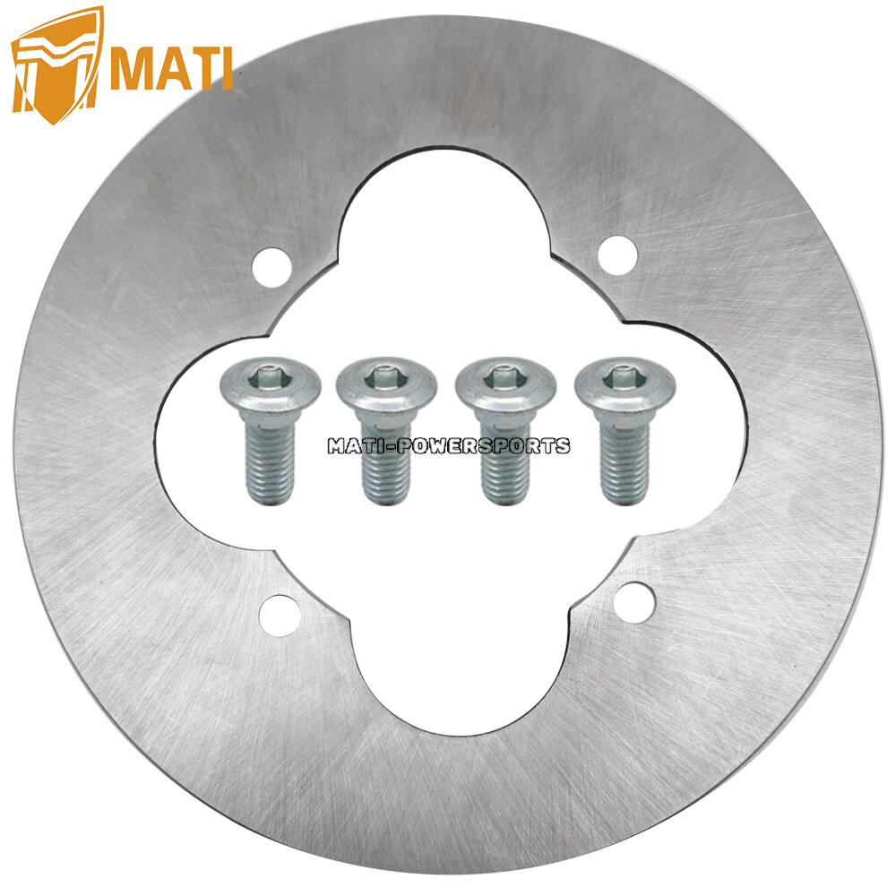 Rear Brake Disc Rotor W/Bolts for Suzuki LT-Z400 LTZ400Z Quadsport Z400 2003-14