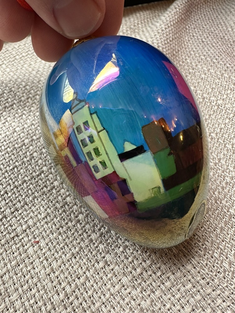 SEATTLE ORNAMENT CHRISTMAS EGG SMITH WESTERN.