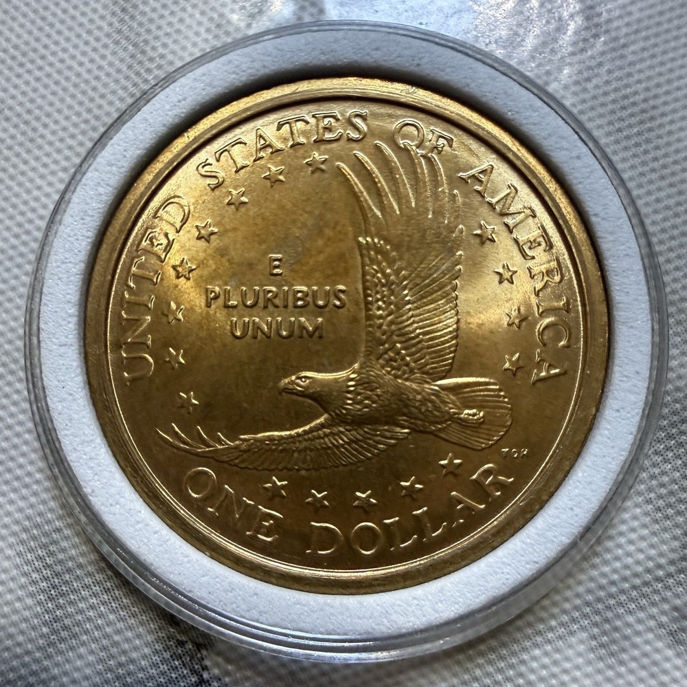 2000 P Sacajawea Dollar Very Nice PL P Error & Wounded Eagle