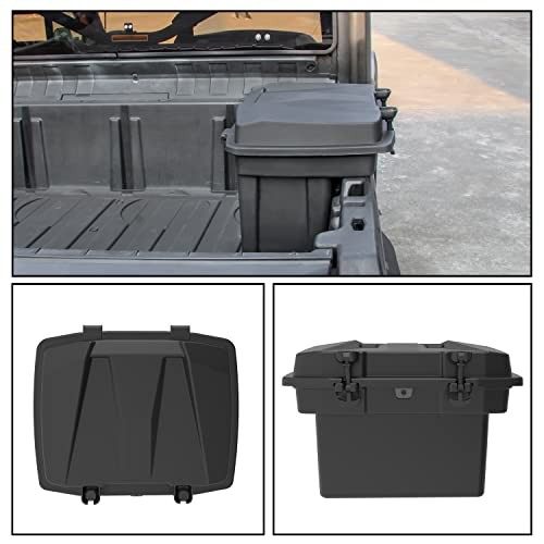 Double Layer Cargo Storage Box for Can-Am Defender/Commander, Removable Rear