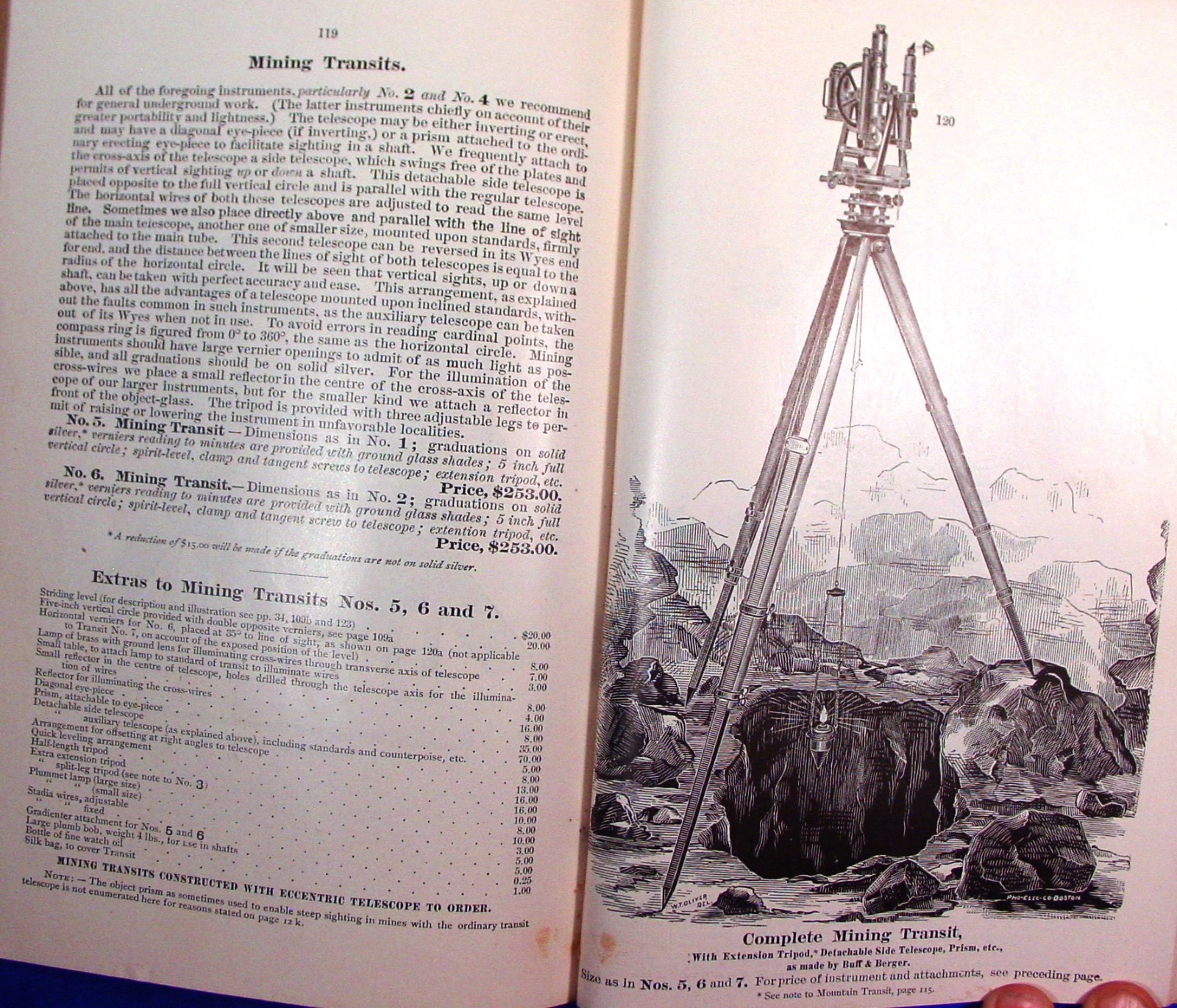 1892 Buff Berger Surveying Insts. Catalog