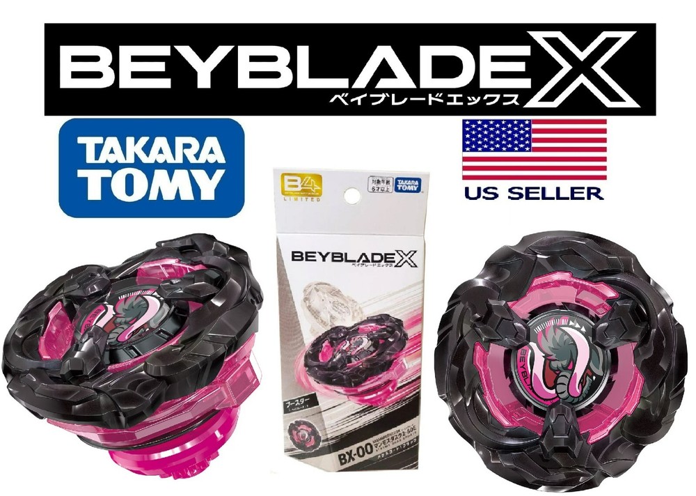 BEYBLADE X BX-00 Mammoth Tusk 2-80E Metal Coat Black US seller