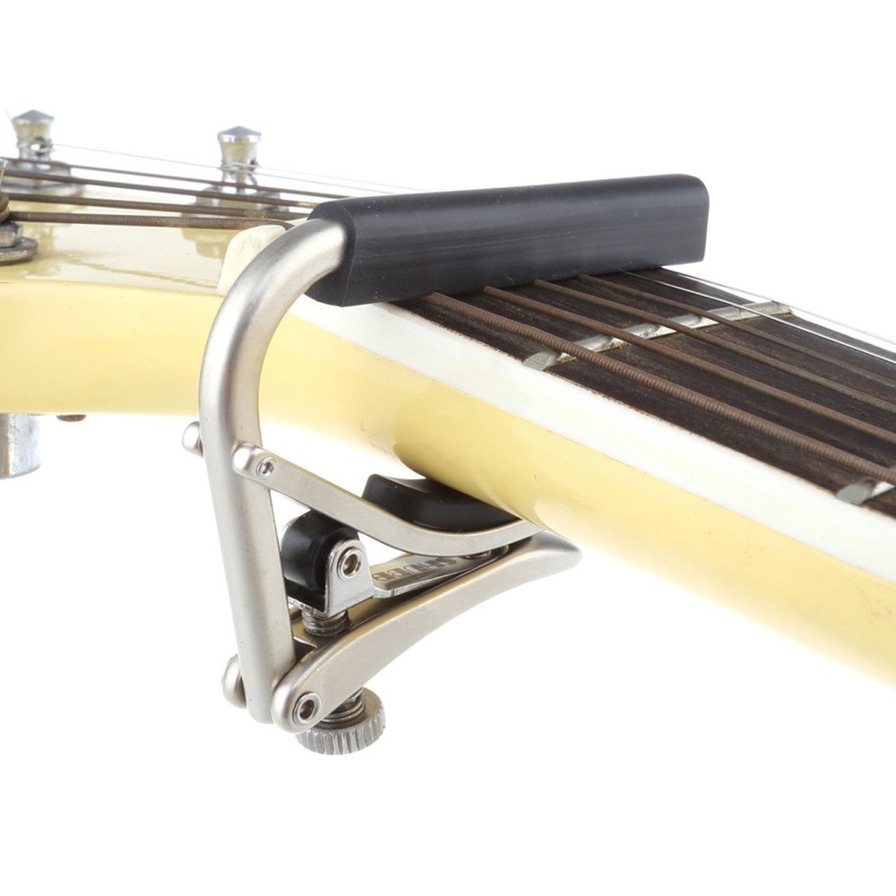 Shubb C2N Standard Capo for Nylon String Classical Guitars, Brushed Nickel