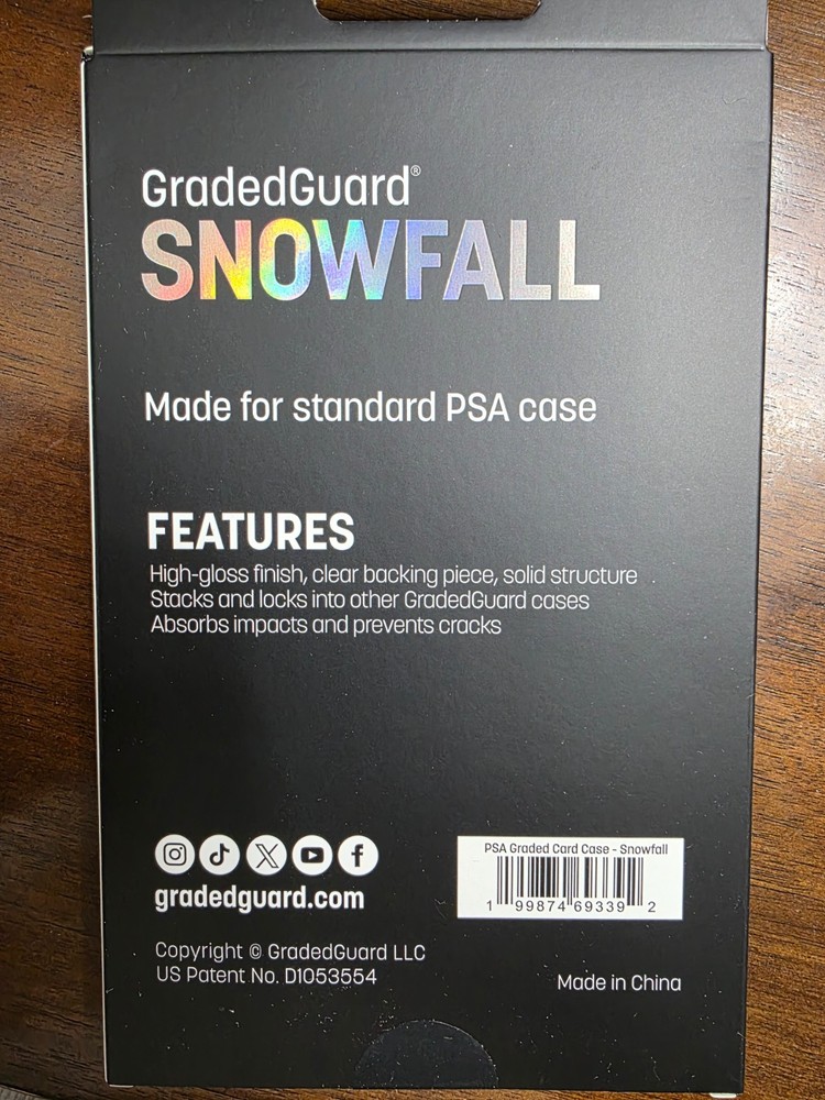 GradedGuard PSA Snowfall Graded Guard Card Protector Limited Edition (SEALED)