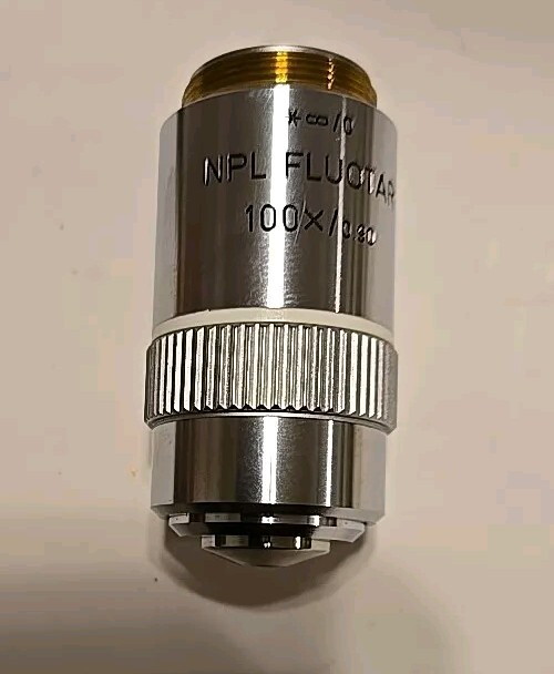 Leitz Wetzlar NPL FLUOTAR 100x/0.90 Microscope Objective NEW