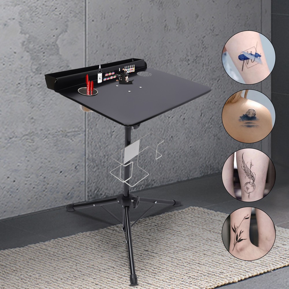 Adjustable Tattoo Workstation Table Portable Tattoo Workbench