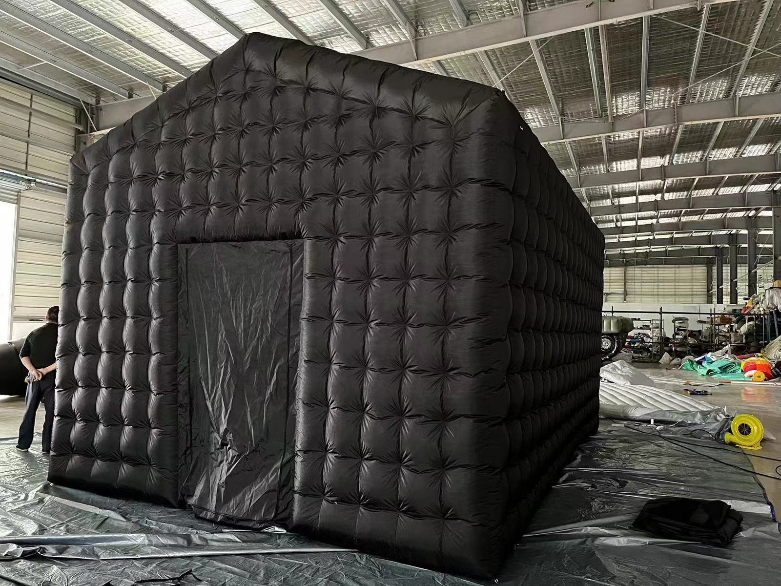 Inflatable Night Club Portable Cube Tent With Ground For Disco Wedding Party