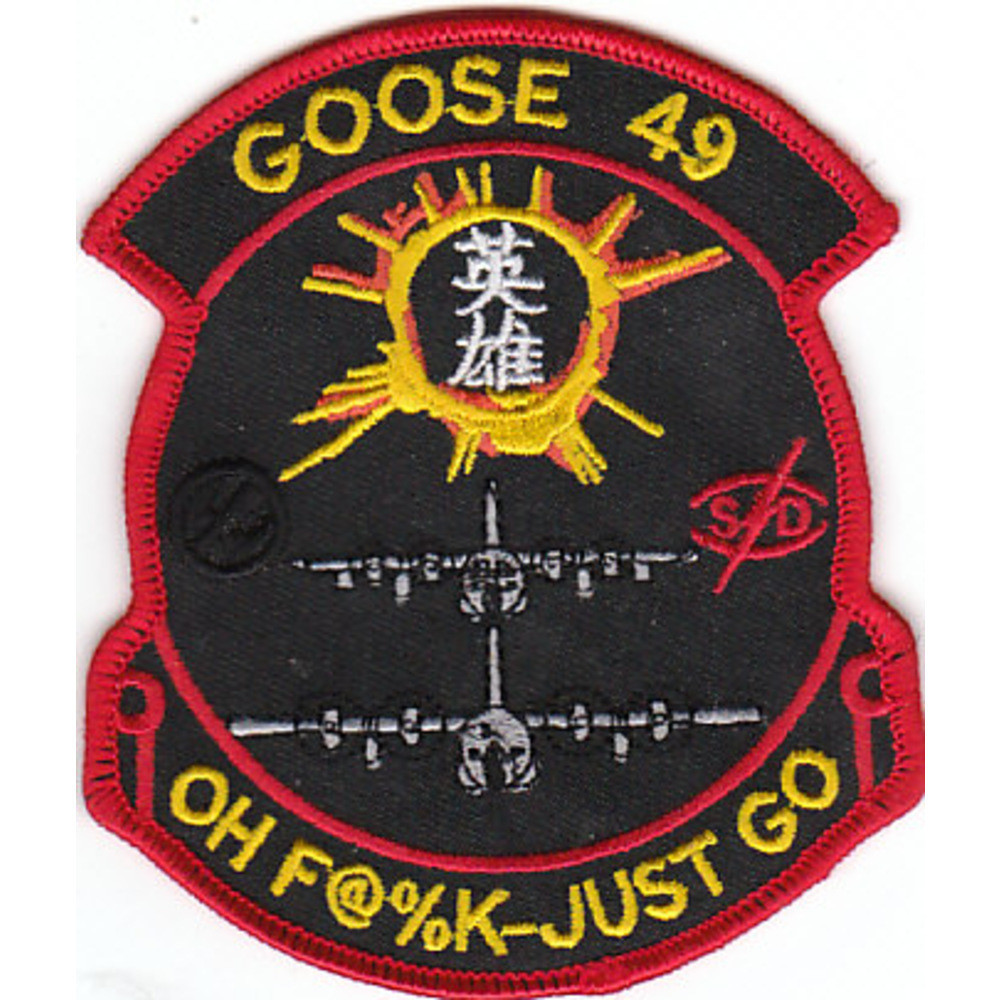 4" AIR FORCE 1ST SPECIAL OPERATIONS SQUADRON GOOSE 49 EMBROIDERED PATCH