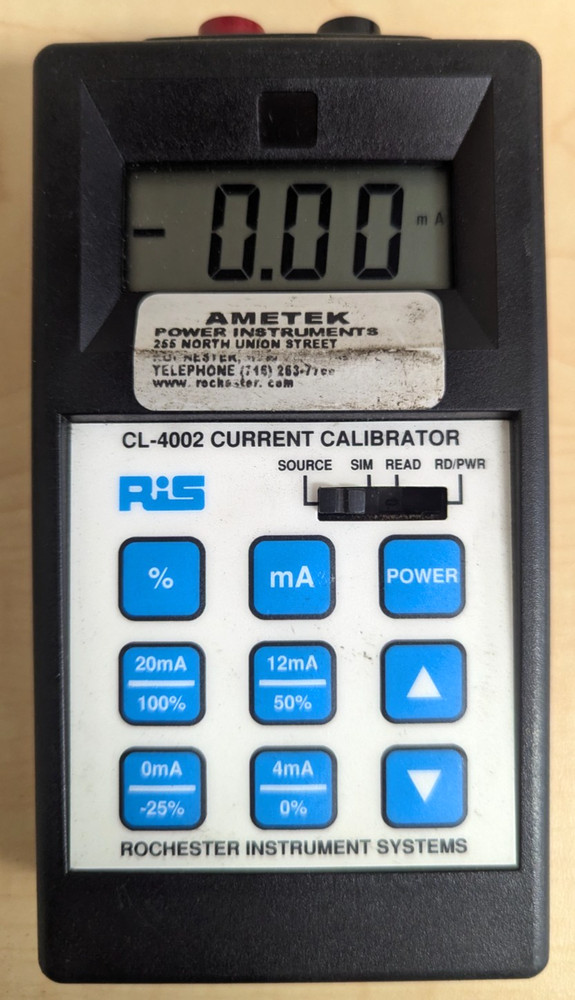 Rochester Instrument Systems CL-4002 Multifunction Process Current Calibrator