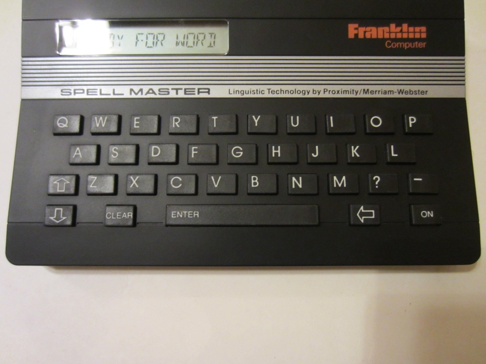 Franklin Computer Spell Master SA-103 Liguistic Technology