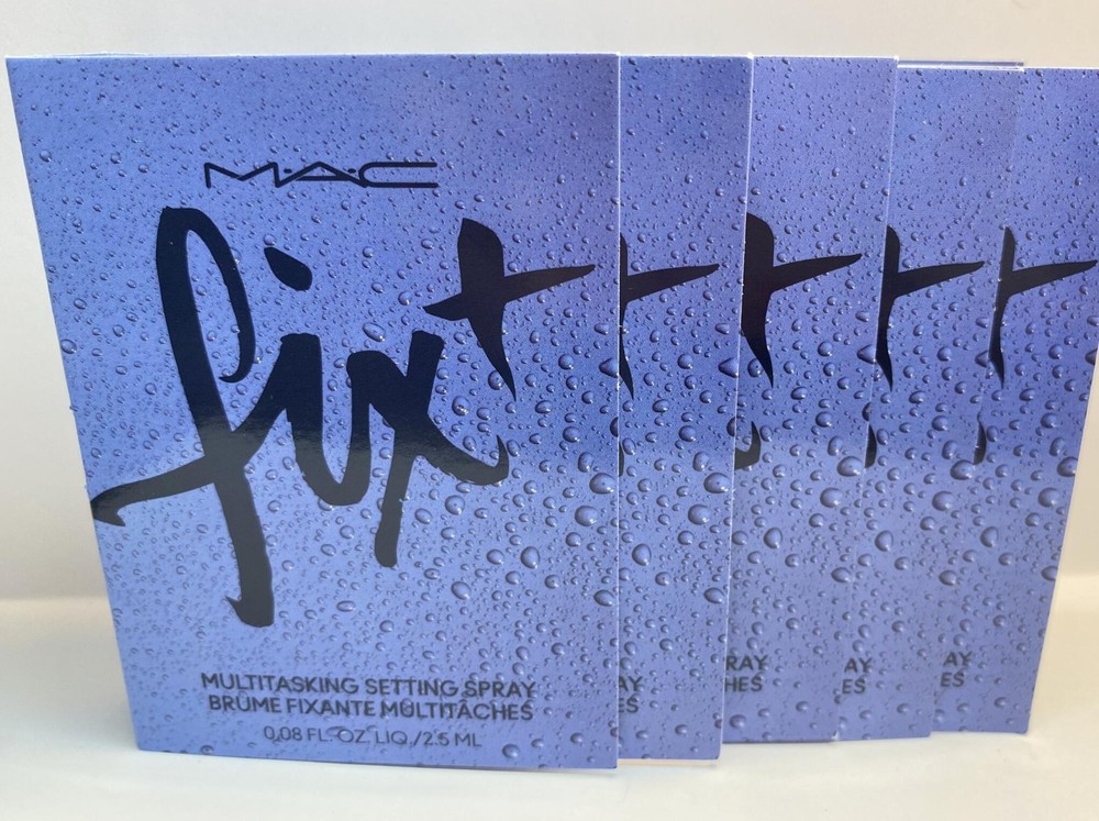 5 MAC Fix + Plus 0.08 Oz Each Multitasking Setting Spray Sample Size For Travel