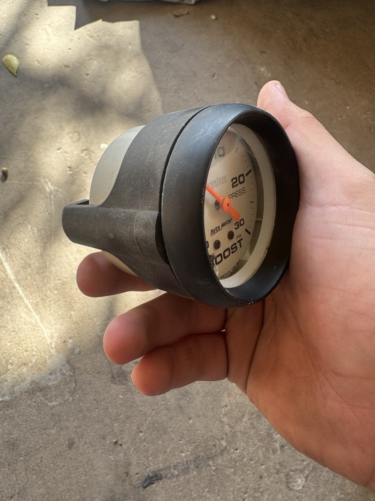 Auto Meter 5601 Phantom Mechanical Boost/Vacuum Gauge.