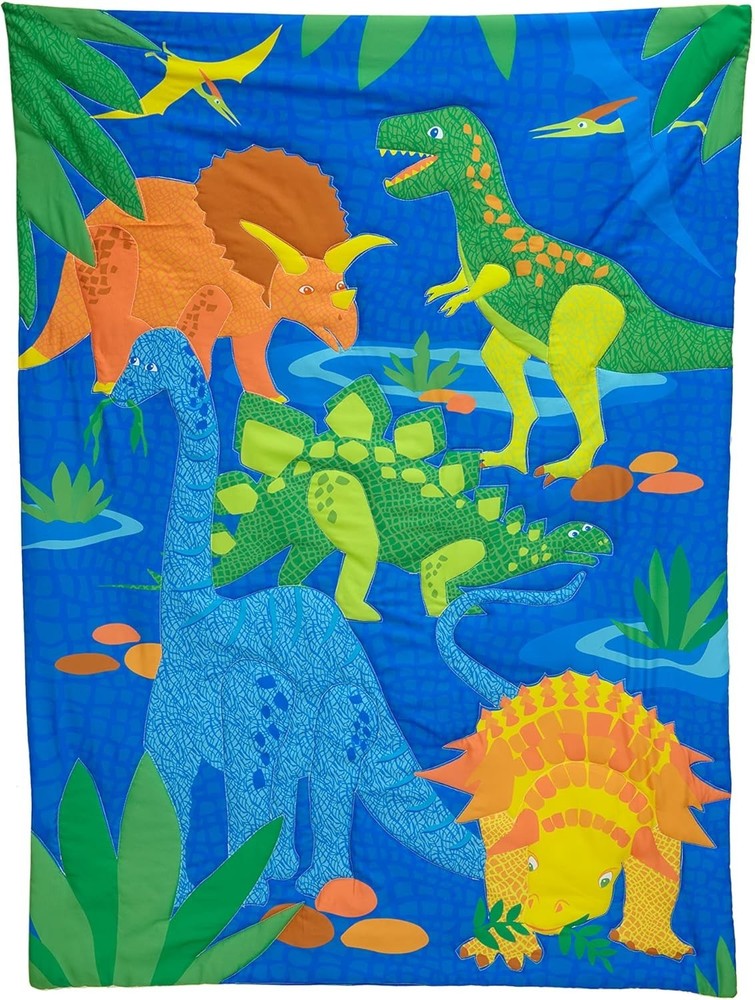 Dinosaur Toddler Bedding Set, 4 Piece