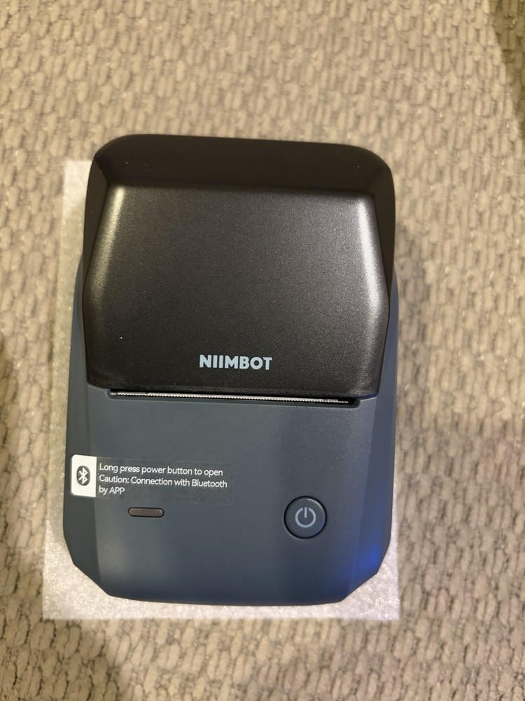 NIIMBOT B1 Series Portable Wireless Bluetooth Smart Label Printer Space Blue
