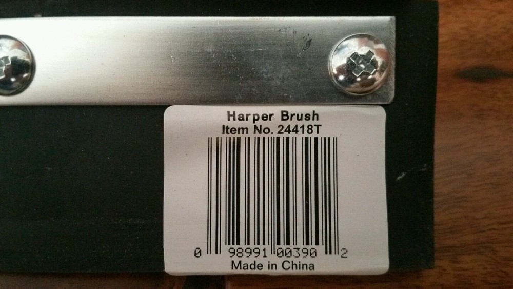 Harper brush 18in asphalt squeegee