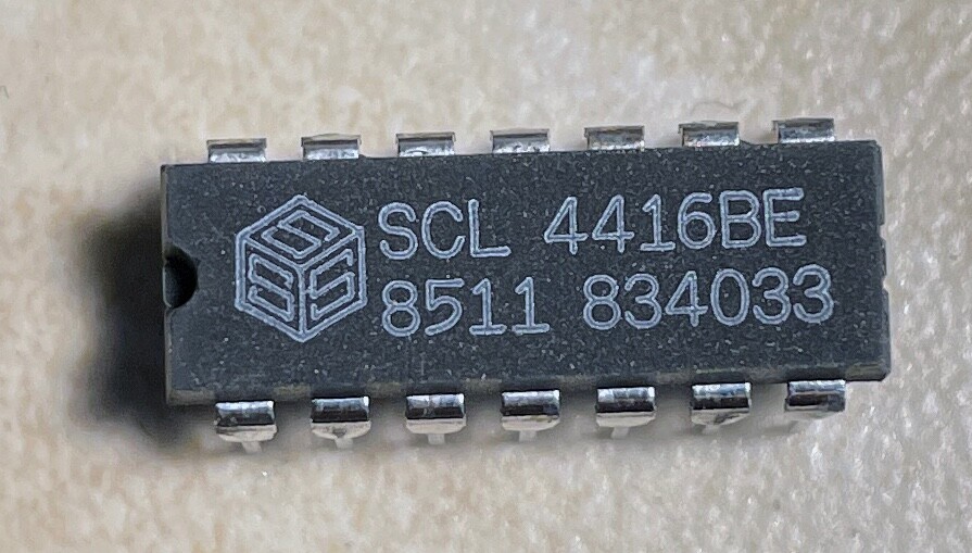 Solid State Scientific SCL4416BE CMOS Quad Switch - NOS