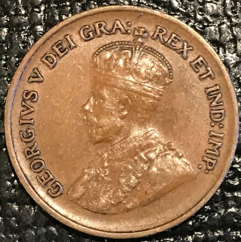 VF+ CONDITION 1932 CANADA SMALL ONE CENT-APR096