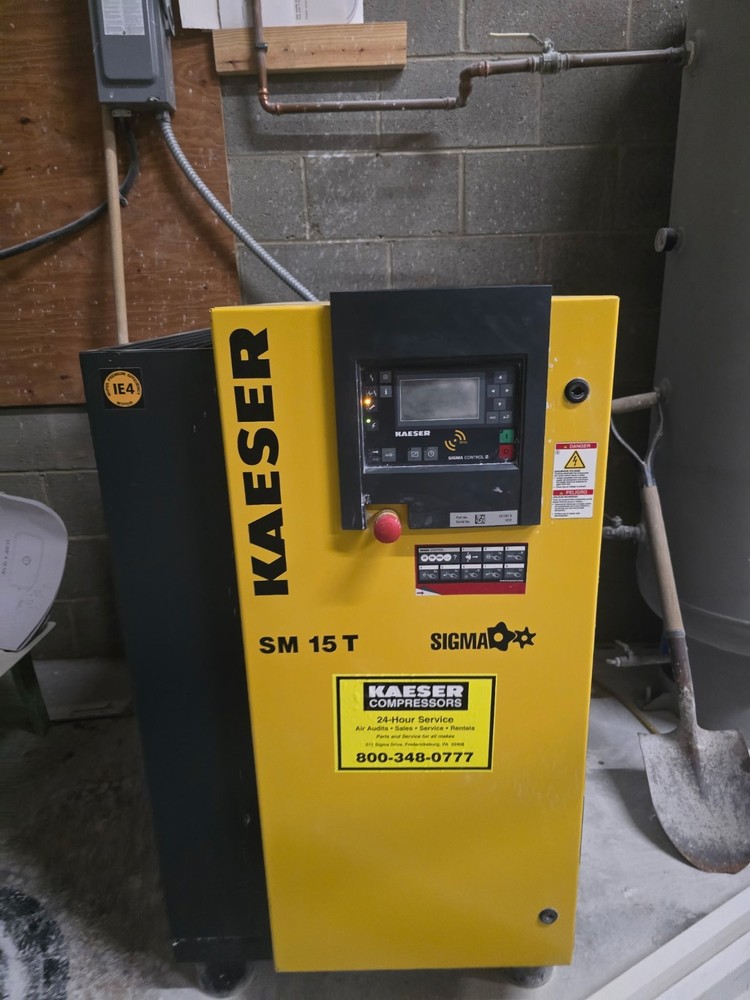 Compressor Kaeser 2018, Model: SM 15 T, psig: 125.0