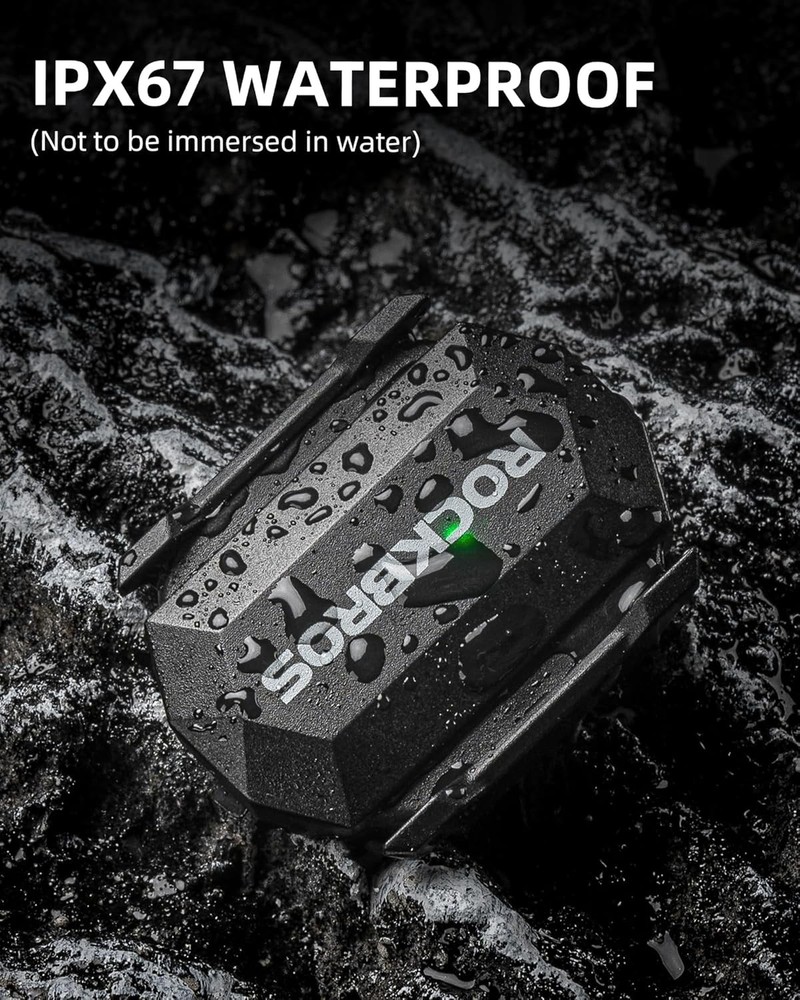 ROCKBROS Bike Computer GPS Wireless Speedometer ANT+Bluetooth w/Cadence Sensor
