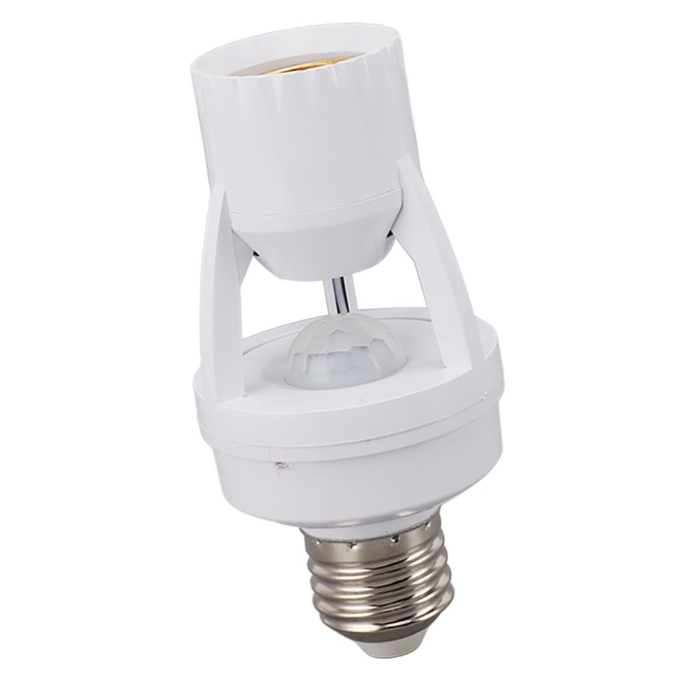Motion Sensor Light Socket Automatic Nighttime On Off For Basement