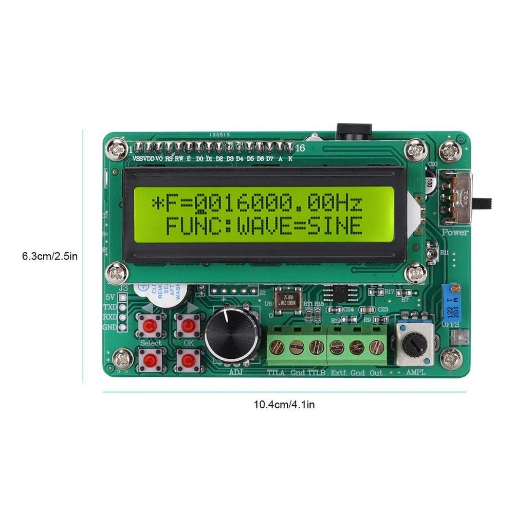 FY1005S Digital DDS Signal Generator, 5MHz Function Source Default