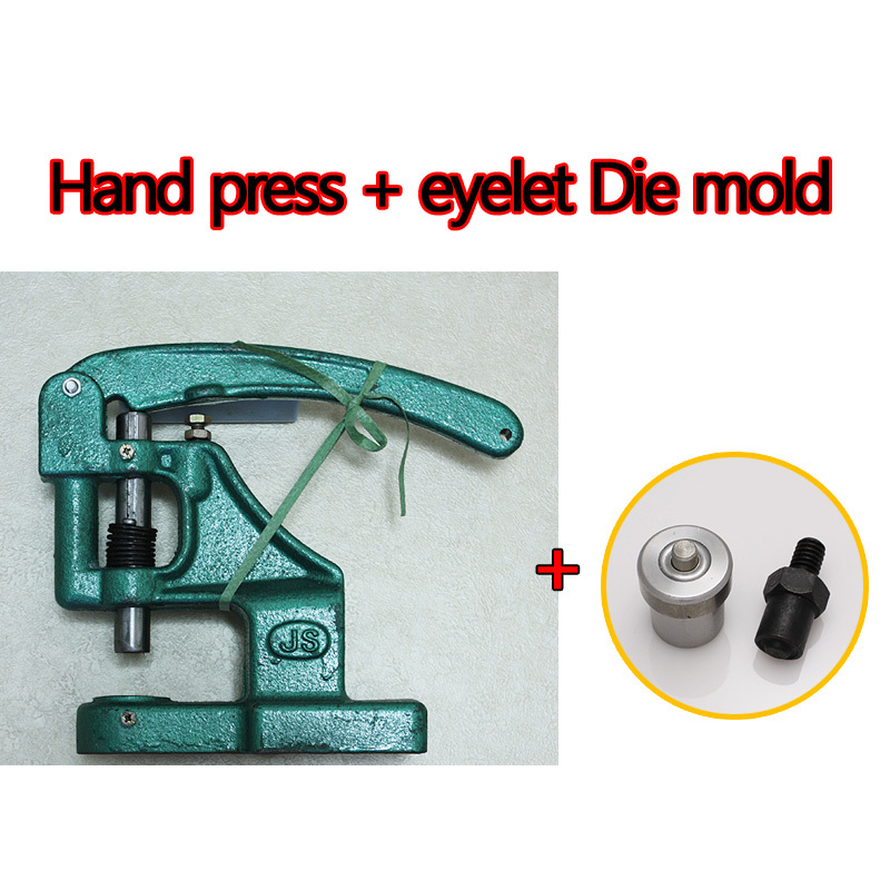 Hand Press Machine with Eyelets/Grommet Tool Die mold Set Kit , Multiple Size